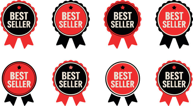 Seller seal set for price tags and shelves