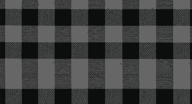 black and gray plaid pattern fabric texture background