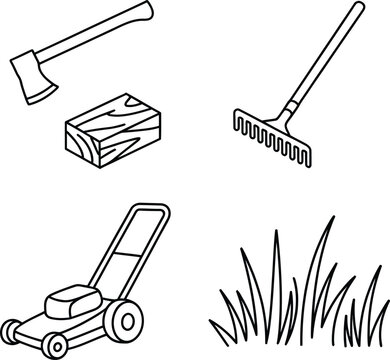 Gardening and landscaping tools