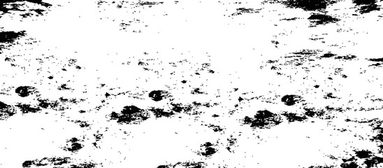 Fototapeta premium Black and White Grunge Texture Overlay Vector Background