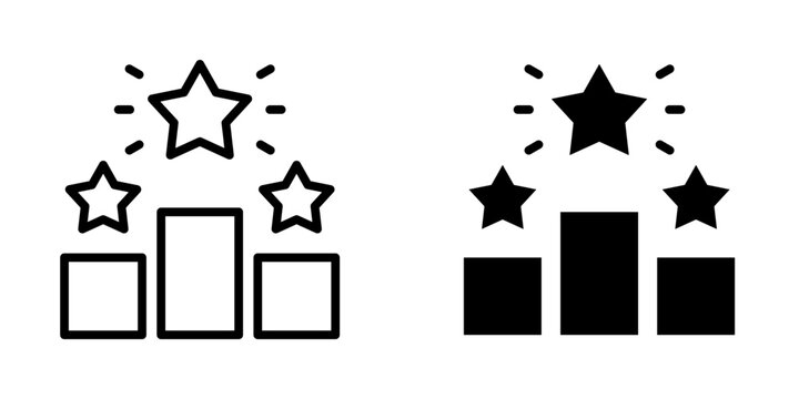 Competitive advantage icon, element icon for design branding, print, and digital media