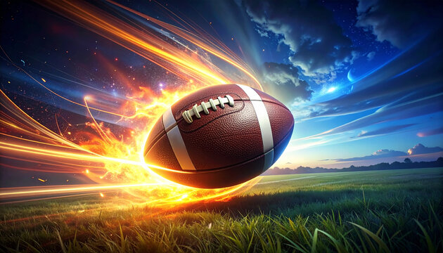 voetbal met energie-effecten
