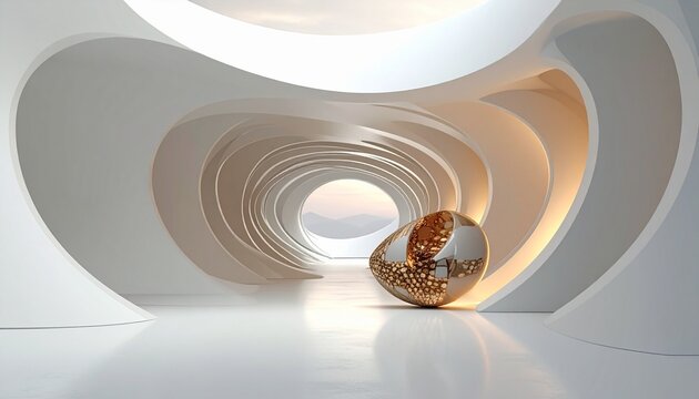 Tech Sphere- -A complex 3D sphere made of thousands of interlocking 