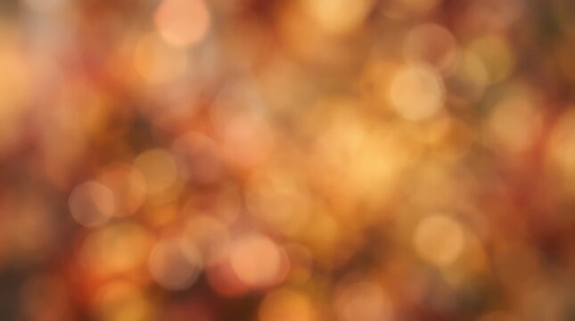 A warm and inviting abstract background with soft, out-of-focus light circles creating a beautiful bokeh effect, perfect for autumnal themes or cozy ambient designs