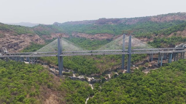Mumbai Pune Expressway Missing Link Drone,
Cable Stayed Bridge Maharashtra Aerial,
India Highest Cable Stayed Bridge


