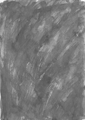 Fototapeta premium Collection of artistic monochrome watercolor textures on paper, balanced at mid-grey level for easy layering and artistic overlay effects in digital design.