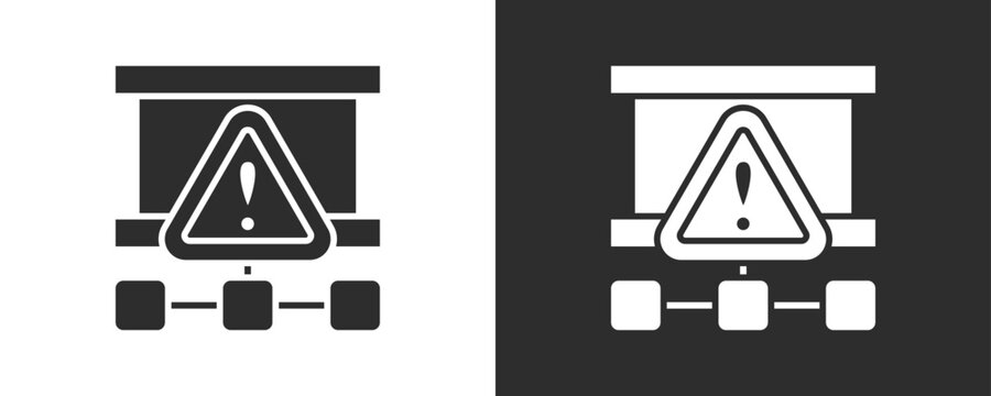 Contingency Planning Icon Set Vector Collection Isolated In Black And White