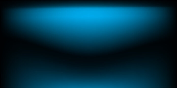 Abstract gradient podium background. blue empty 3d studio backdrop. Clean scene for product presentation mockup template. Vector illustration.