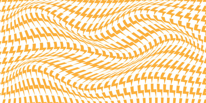 simple orange lightning bolt wave pattern for banner poster background.