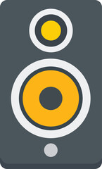 Modern Audio Speaker Icon Isolated on White Background for Music and Sound System Concept   © Sumit Sarkar