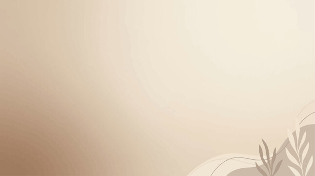 Warm Abstract Light Gradient with Subtle Leaf Silhouette.