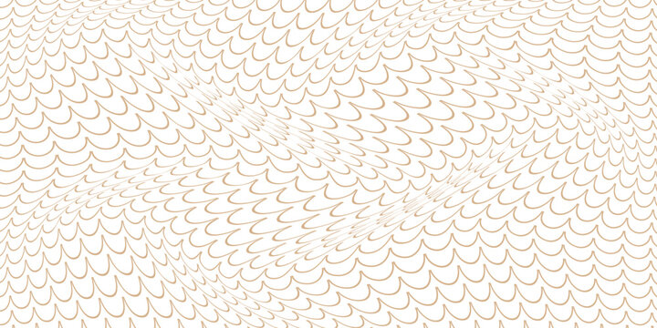 simple tan outline scale wave pattern for banner poster background.