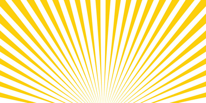 simple yellow sunburst line pattern art for banner poster background.