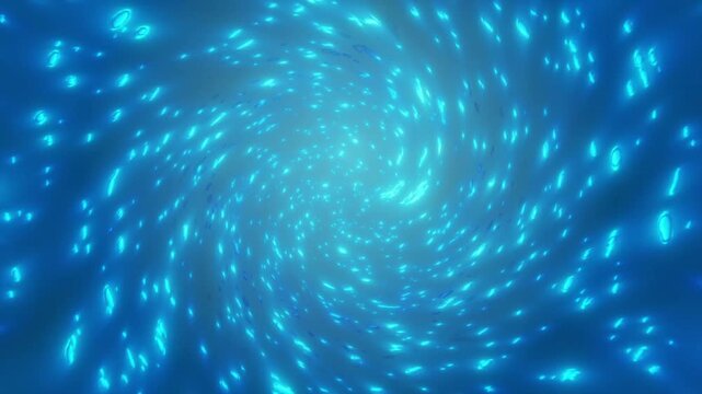 Blue Underwater Bubble Particle Background Loop animation