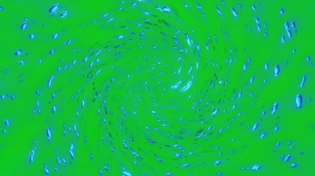 Blue Underwater Bubble Particle Background Loop animation