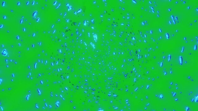 Blue Underwater Bubble Particle Background Loop animation