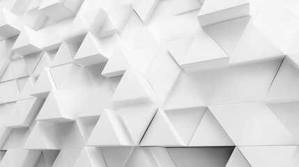 Fototapeta premium Geometric white design pattern