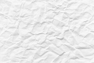 Naklejka premium Crumpled paper texture overlay transparent png