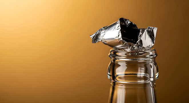 Close up of bottle cap.