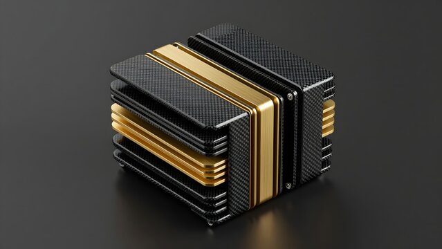 013. [STYLE] of intricate transformer model architecture with stacked attention layers showing parallel processing with carbon fiber and brushed gold elements, hard edge lighting, monochrome graphite