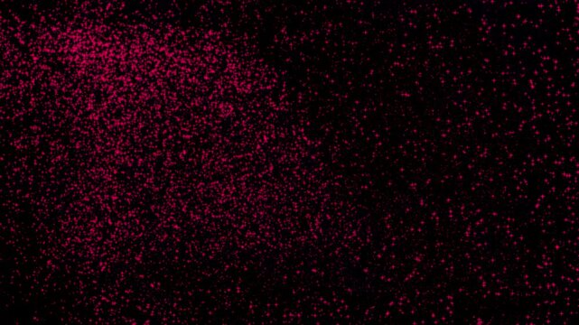 Abstract pink particle explosion in space with cosmic energy and dynamic