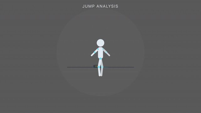 Jumping analysis figure in the video game portal. Great for gaming blogs, articles, and social media posts related to gaming.