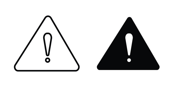 Alert icon simple element illustration pack