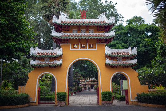 Traditional Vietnamese Temple at Lang Ong Ba Chieu