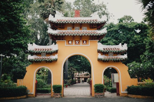 Traditional Vietnamese Temple at Lang Ong Ba Chieu