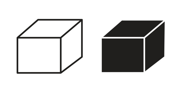 Cube icon simple element illustration pack