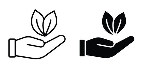 Naklejka premium ECO friendly icon simple element illustration pack