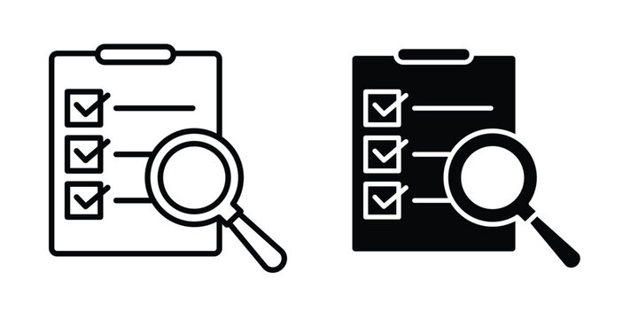 Inspection icon simple element illustration pack