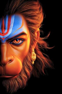 Lord hanuman portrait full hd photo 