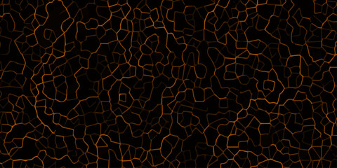 modern black and gorgeous orenge topographic contours lines of mountains. Vintage outdoors style, Topography map background. Vector seamless line wave map texture, contour background. © Mr Jishana