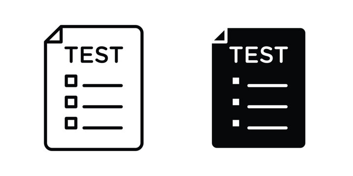 Test icon simple element illustration pack