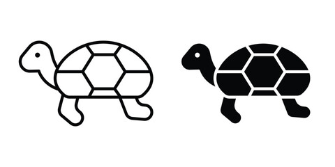 Tortoise icon simple element illustration pack © Bell