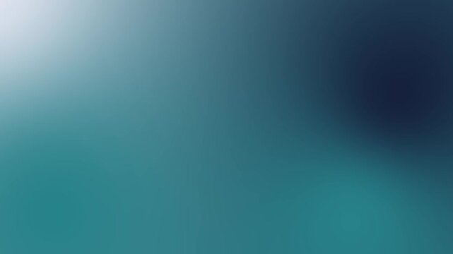 Abstract mesh gradient background with fluid liquid shapes moving smoothly in elegant corporate tones of teal turquoise dark navy blue and bright white for professional design