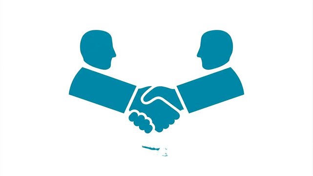 Business partners shaking hands for legal contract and compliance protection