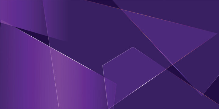 Luxury abstract deep purple and magenta background featuring futuristic geometric polygon shapes and sharp overlapping lines with glowing light effects. Premium modern design with vibrant gradient