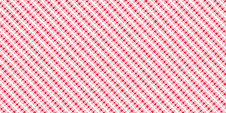 Candy cane Christmas background, peppermint diagonal stripes print seamless pattern vector ilustration