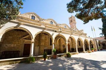 Fototapeta premium Holy Church of Panagia Chrusopolitissa in Larnaka, Cyprus
