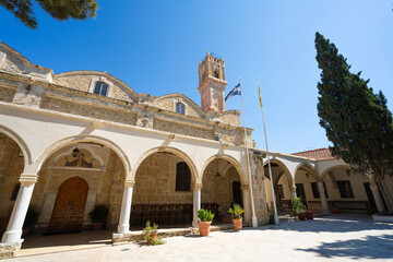 Obraz premium Holy Church of Panagia Chrusopolitissa in Larnaka, Cyprus