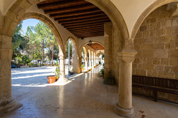 Fototapeta premium Holy Church of Panagia Chrusopolitissa in Larnaka, Cyprus