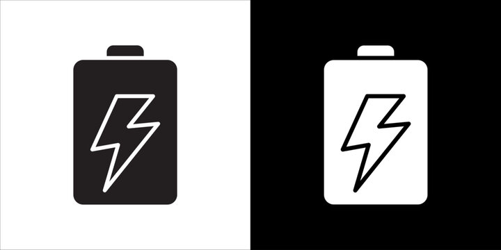 Battery Icon Sheet Black And White