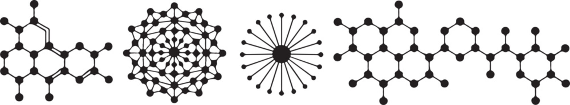 Chemical molecular nanostructure diagrams