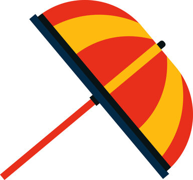 Traditional Balinese Umbrella Illustration