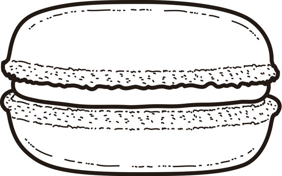French snack macaron