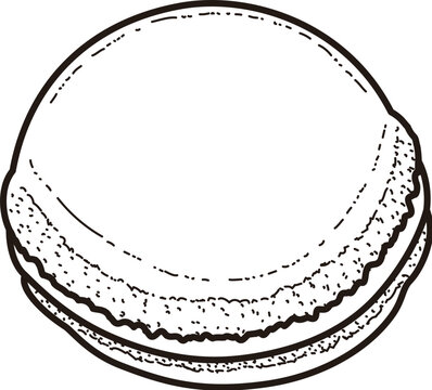 French snack macaron