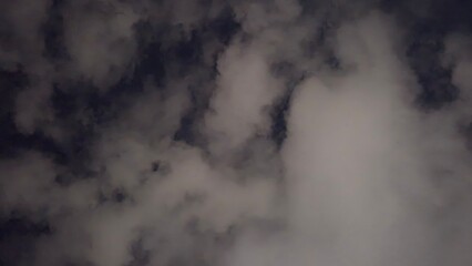 Fototapeta premium Cloudy Night Sky Background With Soft Dramatic Clouds