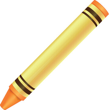 Yellow crayon